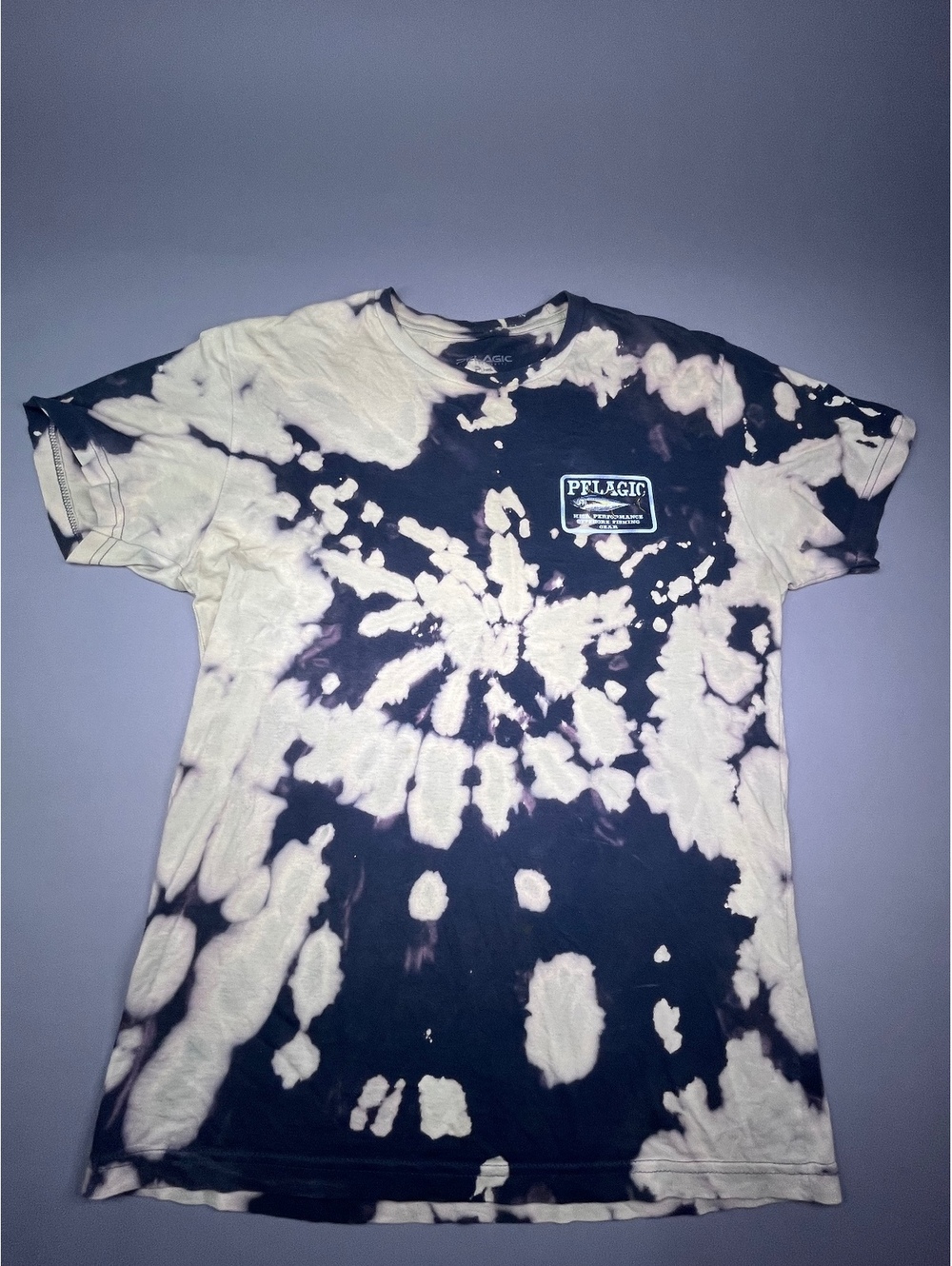 Pelagic Performance Offshore Fishing Gear Tie Dye T Shirt M